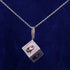 Custom Iced Out 3D Dice Photo Pendant