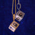 Custom Iced Out 3D Dice Photo Pendant
