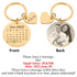 Custom Name and Photo Couple Keychain with Calendar Date