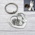Custom Name and Photo Keychain Pet Jewelry