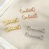 Custom Name Shoe Buckles Shoelace Decoration Charm (2-pack set)