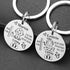 Custom Newborn Baby Engraved Name Keychain