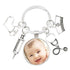Custom Photo Baby Keychain with Charms