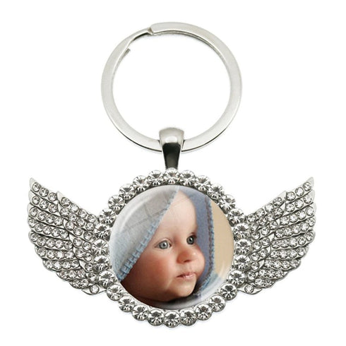 Custom Photo Baby Keychain with Charms