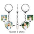 Custom Photo Keychain Heart-Shaped