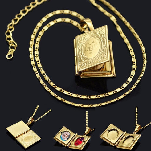 Quran Photo Pendant Necklace