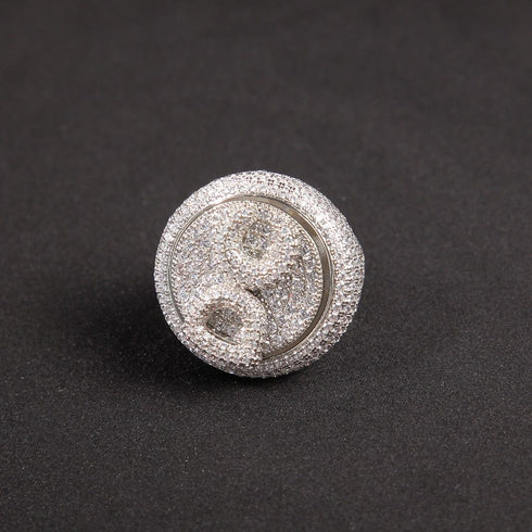 Custom Letter Spinning Initial Ring