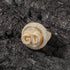 Custom Letter Spinning Initial Ring