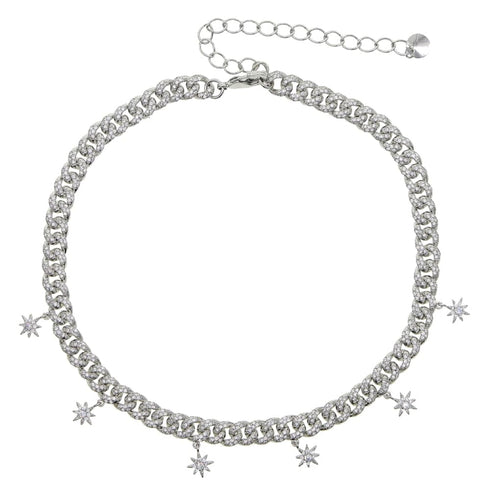 Dainty NorthStar Miami Cuban Link Choker Necklace