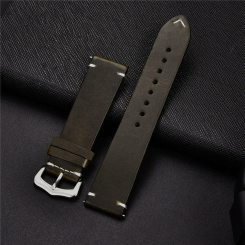 Genuine Retro Leather Watch Strap