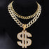 Dibs Big Dollar Cuban Choker Set