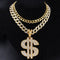 Dibs Big Dollar Cuban Choker Set
