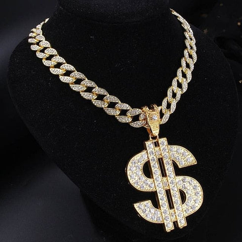 Dibs Big Dollar Cuban Choker Set