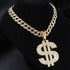 Dibs Big Dollar Cuban Choker Set