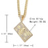 Dollar Bill Franklin Head Pendant