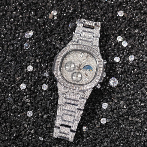 Don Icy Baguette Watch