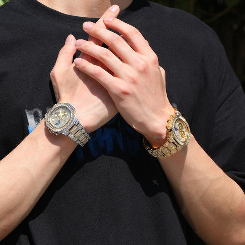 Don Icy Baguette Watch