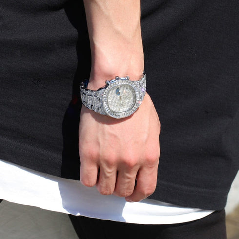 Don Icy Baguette Watch