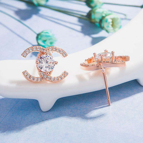 Double C Glam Studs