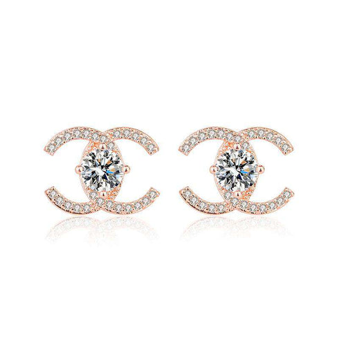 Double C Glam Studs