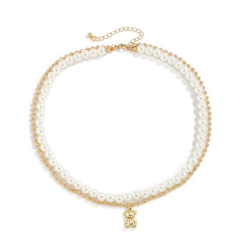 Double Layered Pearl Necklace