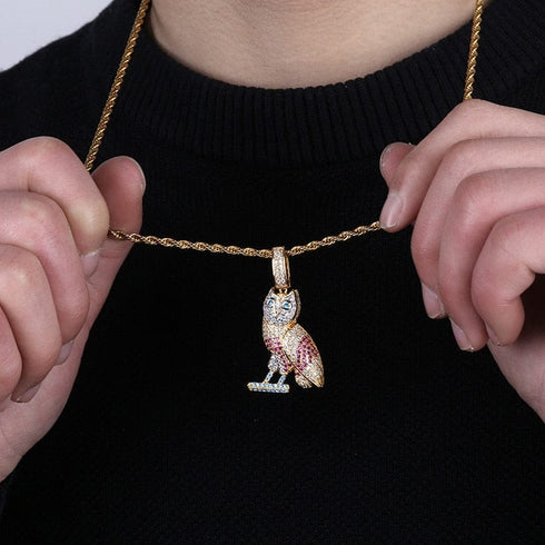 Drake OVO Owl Pendant Necklace