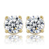 925 Sterling Silver 0.1-0.5 VVS Carat Moissanite Stud Earrings