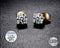 925 Sterling Silver 0.1-0.5 VVS Carat Moissanite Stud Earrings