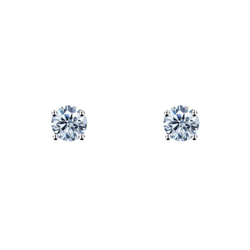 10k Solid Gold Moissanite Earrings