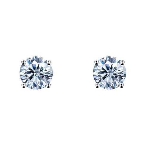 10k Solid Gold Moissanite Earrings