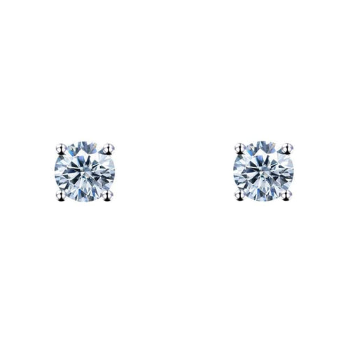 10k Solid Gold Moissanite Earrings