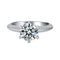 2CT Moissanite 925 Sterling Silver Ring