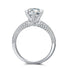 2CT Moissanite 925 Sterling Silver Ring