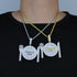 Everybody Eats Fully Iced Pendant Chain
