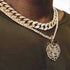 Drizzy Tiger Tennis plus Cuban Choker Set