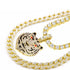 Drizzy Tiger Tennis plus Cuban Choker Set