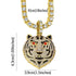 Drizzy Tiger Tennis plus Cuban Choker Set