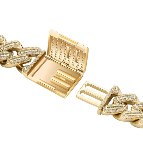 Exotic Baguette Cuban Chain