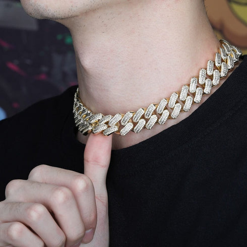 Exotic Baguette Cuban Chain