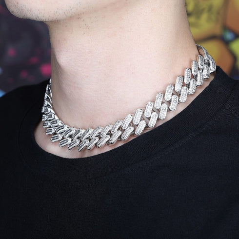 Exotic Baguette Cuban Chain