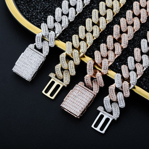 Exotic Baguette Cuban Chain