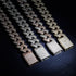 Exotic Tri Color Baguette Cuban Chain