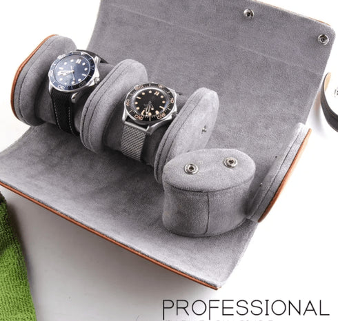 Faux Leather Watch Case