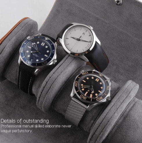 Faux Leather Watch Case
