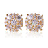 Flower Cluster 925 Sterling Silver Moissanite Earrings