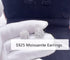 Flower Cluster 925 Sterling Silver Moissanite Earrings
