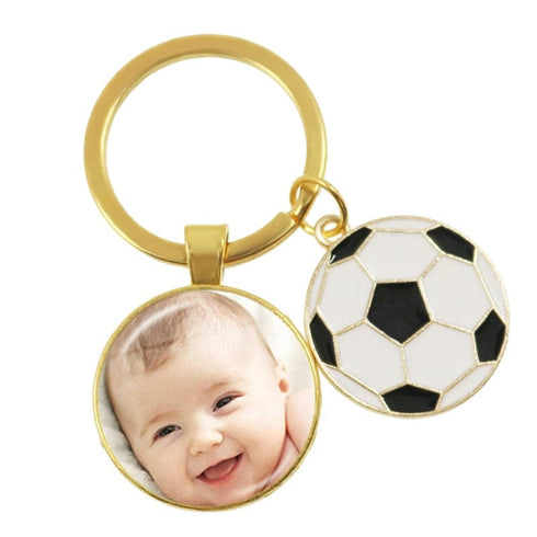 Custom Photo Baby Keychain with Charms