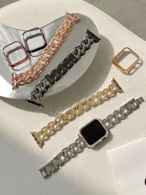 Frosty Chain 38mm 40mm Apple Watch Band and Case