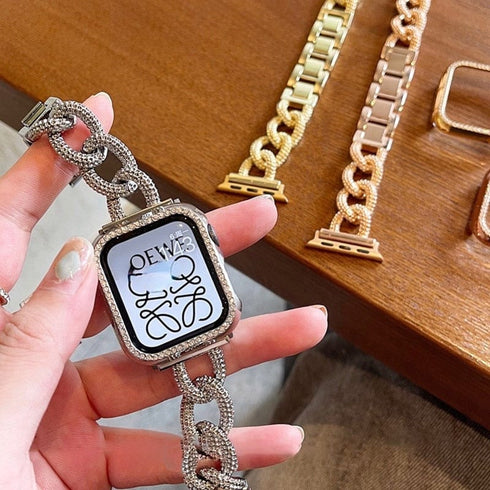 Frosty Chain 38mm 40mm Apple Watch Band and Case