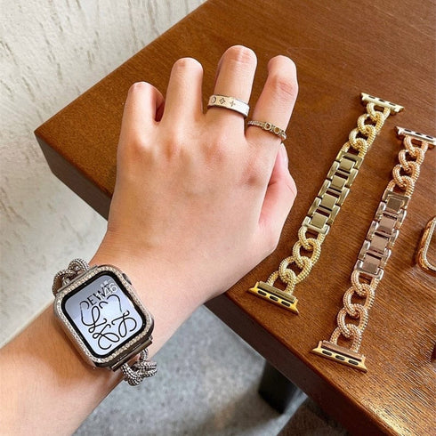 Frosty Chain 38mm 40mm Apple Watch Band and Case